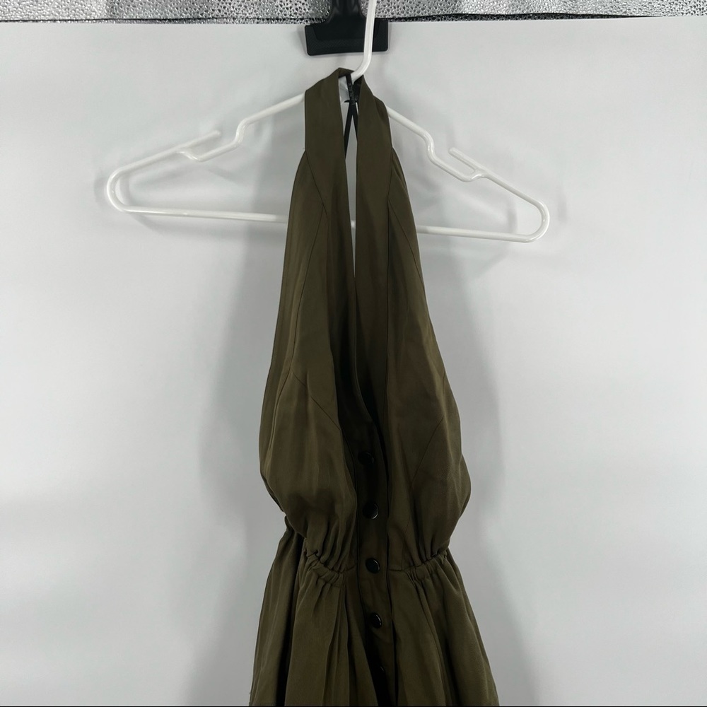 Bobi Black tiered halter army green XS - Picture 3 of 12